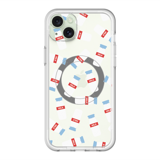 スリムプロテクションプレミアムケース with MagSafe［ おいしいミルク ］