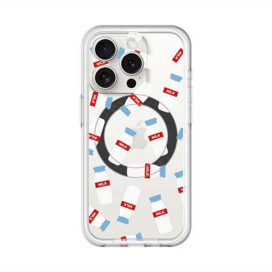 スリムプロテクションプレミアムケース with MagSafe［ おいしいミルク ］