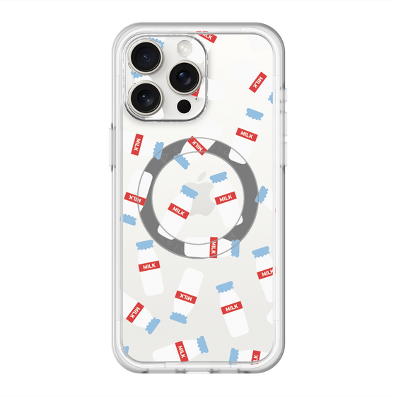 スリムプロテクションプレミアムケース with MagSafe［ おいしいミルク ］