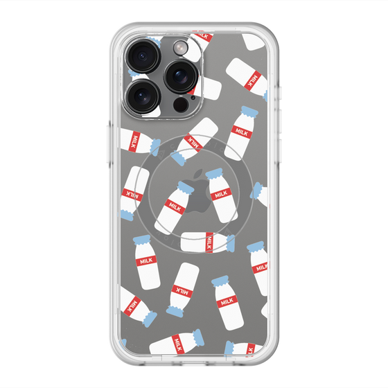 スリムプロテクションプレミアムケース with MagSafe［ おいしいミルク ］