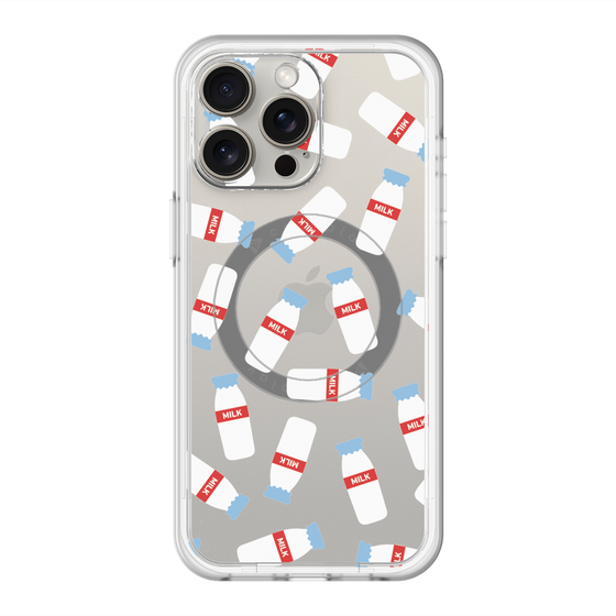 スリムプロテクションプレミアムケース with MagSafe［ おいしいミルク ］