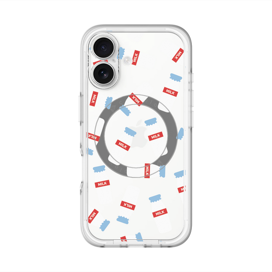 スリムプロテクションプレミアムケース with MagSafe［ おいしいミルク ］