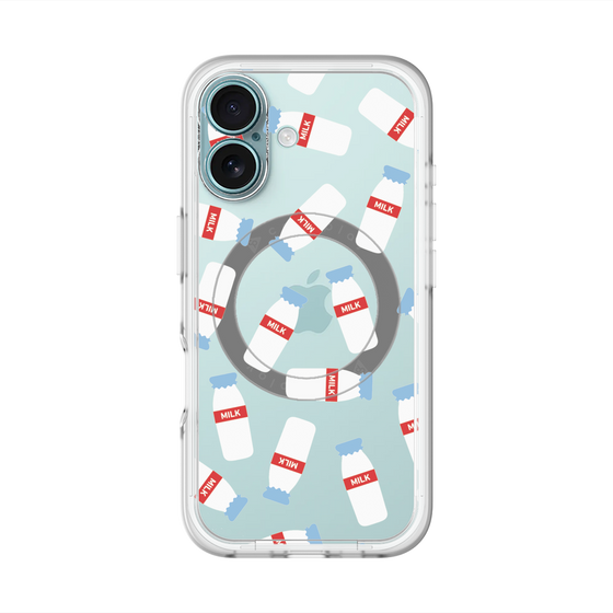 スリムプロテクションプレミアムケース with MagSafe［ おいしいミルク ］