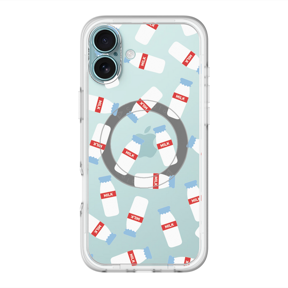 スリムプロテクションプレミアムケース with MagSafe［ おいしいミルク ］