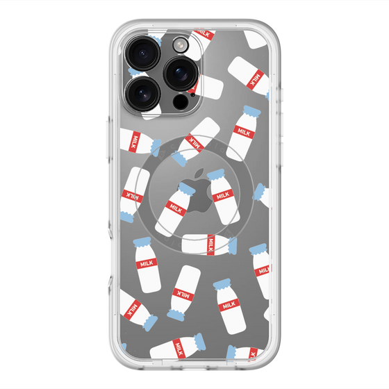 スリムプロテクションプレミアムケース with MagSafe［ おいしいミルク ］