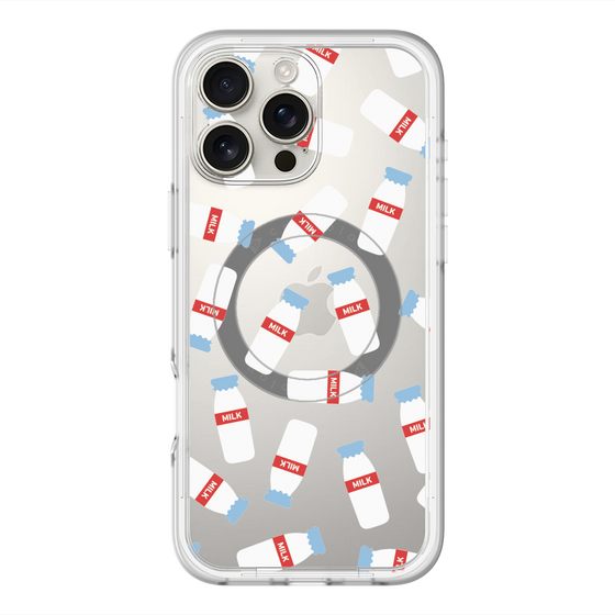 スリムプロテクションプレミアムケース with MagSafe［ おいしいミルク ］