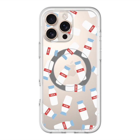 スリムプロテクションプレミアムケース with MagSafe［ おいしいミルク ］