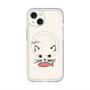 スリムプロテクションプレミアムケース with MagSafe［ 食いしん坊なねこ - White ］