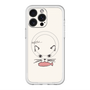 スリムプロテクションプレミアムケース with MagSafe［ 食いしん坊なねこ - White ］