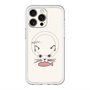 スリムプロテクションプレミアムケース with MagSafe［ 食いしん坊なねこ - White ］