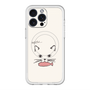 スリムプロテクションプレミアムケース with MagSafe［ 食いしん坊なねこ - White ］