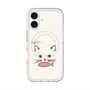 スリムプロテクションプレミアムケース with MagSafe［ 食いしん坊なねこ - White ］