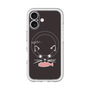 スリムプロテクションプレミアムケース with MagSafe［ 食いしん坊なねこ - Black ］