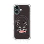 スリムプロテクションプレミアムケース with MagSafe［ 食いしん坊なねこ - Black ］