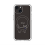 スリムプロテクションプレミアムケース with MagSafe［ 蝶ネクタイねこ - Black ］