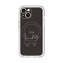 スリムプロテクションプレミアムケース with MagSafe［ 蝶ネクタイねこ - Black ］