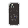 スリムプロテクションプレミアムケース with MagSafe［ 蝶ネクタイねこ - Black ］