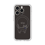 スリムプロテクションプレミアムケース with MagSafe［ 蝶ネクタイねこ - Black ］