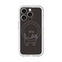 スリムプロテクションプレミアムケース with MagSafe［ 蝶ネクタイねこ - Black ］