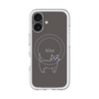スリムプロテクションプレミアムケース with MagSafe［ 蝶ネクタイねこ - Black ］