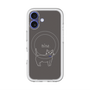 スリムプロテクションプレミアムケース with MagSafe［ 蝶ネクタイねこ - Black ］