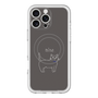 スリムプロテクションプレミアムケース with MagSafe［ 蝶ネクタイねこ - Black ］