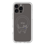 スリムプロテクションプレミアムケース with MagSafe［ 蝶ネクタイねこ - Black ］