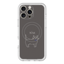 スリムプロテクションプレミアムケース with MagSafe［ 蝶ネクタイねこ - Black ］