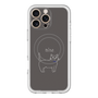 スリムプロテクションプレミアムケース with MagSafe［ 蝶ネクタイねこ - Black ］