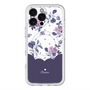 スリムプロテクションプレミアムケース with MagSafe［ ツインドットフラワー - Navy ］