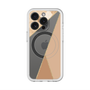 スリムプロテクションプレミアムケース with MagSafe［ マーブルトライアングルパレット - Beige ］