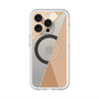 スリムプロテクションプレミアムケース with MagSafe［ マーブルトライアングルパレット - Beige ］