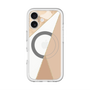 スリムプロテクションプレミアムケース with MagSafe［ マーブルトライアングルパレット - Beige ］