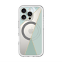 スリムプロテクションプレミアムケース with MagSafe［ マーブルトライアングルパレット - Green ］