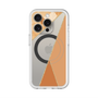 スリムプロテクションプレミアムケース with MagSafe［ マーブルトライアングルパレット - Orange ］