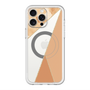スリムプロテクションプレミアムケース with MagSafe［ マーブルトライアングルパレット - Orange ］