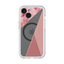 スリムプロテクションプレミアムケース with MagSafe［ マーブルトライアングルパレット - Pink ］