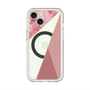 スリムプロテクションプレミアムケース with MagSafe［ マーブルトライアングルパレット - Pink ］