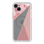 スリムプロテクションプレミアムケース with MagSafe［ マーブルトライアングルパレット - Pink ］