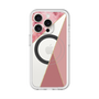 スリムプロテクションプレミアムケース with MagSafe［ マーブルトライアングルパレット - Pink ］