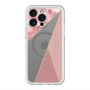 スリムプロテクションプレミアムケース with MagSafe［ マーブルトライアングルパレット - Pink ］