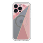 スリムプロテクションプレミアムケース with MagSafe［ マーブルトライアングルパレット - Pink ］