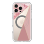スリムプロテクションプレミアムケース with MagSafe［ マーブルトライアングルパレット - Pink ］