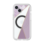 スリムプロテクションプレミアムケース with MagSafe［ マーブルトライアングルパレット - Purple ］