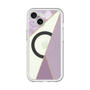 スリムプロテクションプレミアムケース with MagSafe［ マーブルトライアングルパレット - Purple ］