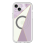 スリムプロテクションプレミアムケース with MagSafe［ マーブルトライアングルパレット - Purple ］