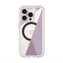 スリムプロテクションプレミアムケース with MagSafe［ マーブルトライアングルパレット - Purple ］