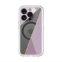 スリムプロテクションプレミアムケース with MagSafe［ マーブルトライアングルパレット - Purple ］