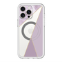 スリムプロテクションプレミアムケース with MagSafe［ マーブルトライアングルパレット - Purple ］