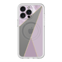 スリムプロテクションプレミアムケース with MagSafe［ マーブルトライアングルパレット - Purple ］
